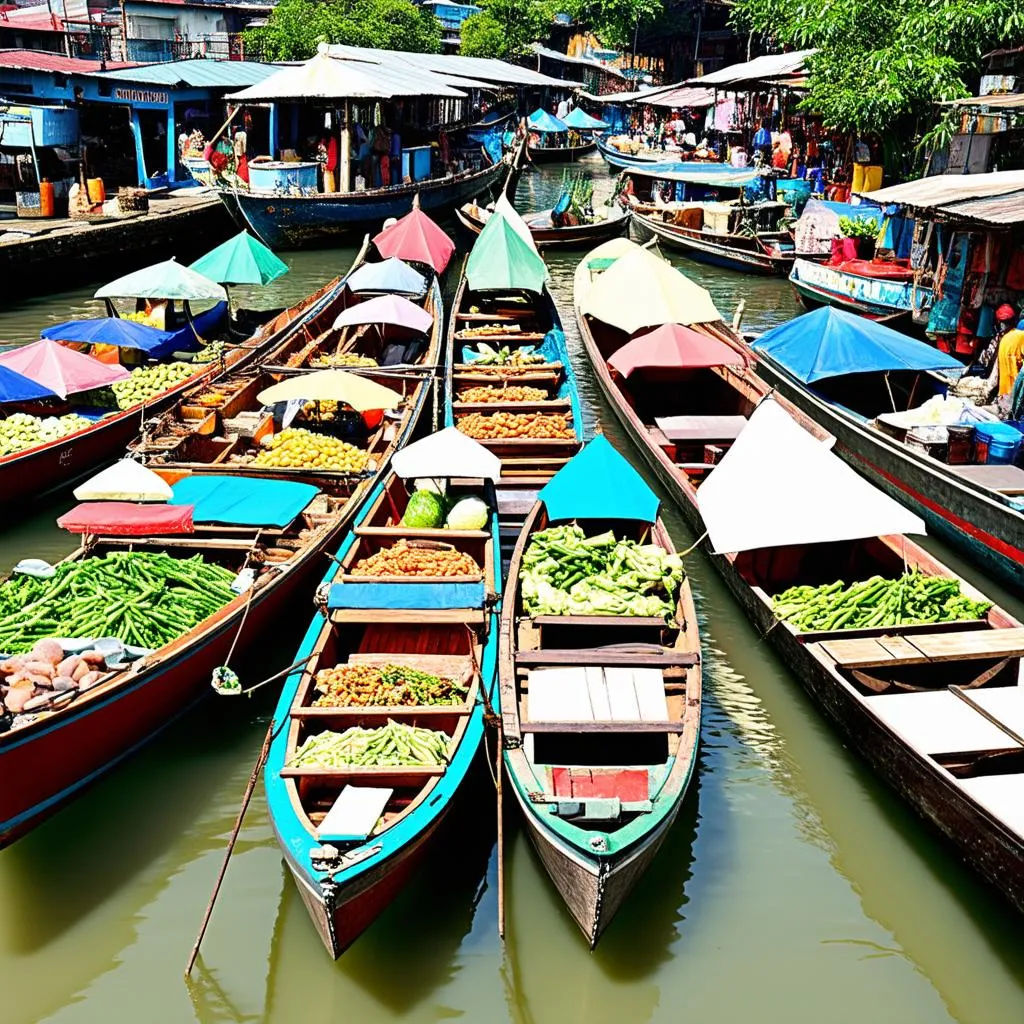 Thailand Floating Market